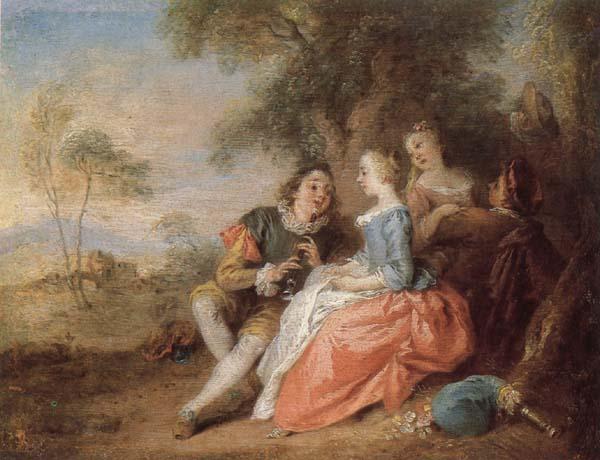 PATER, Jean Baptiste Joseph Flute Recital oil painting picture
